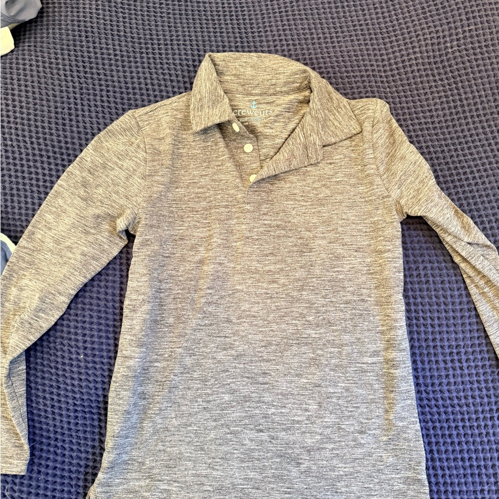 Crewcuts Heather Gray Kids Polo